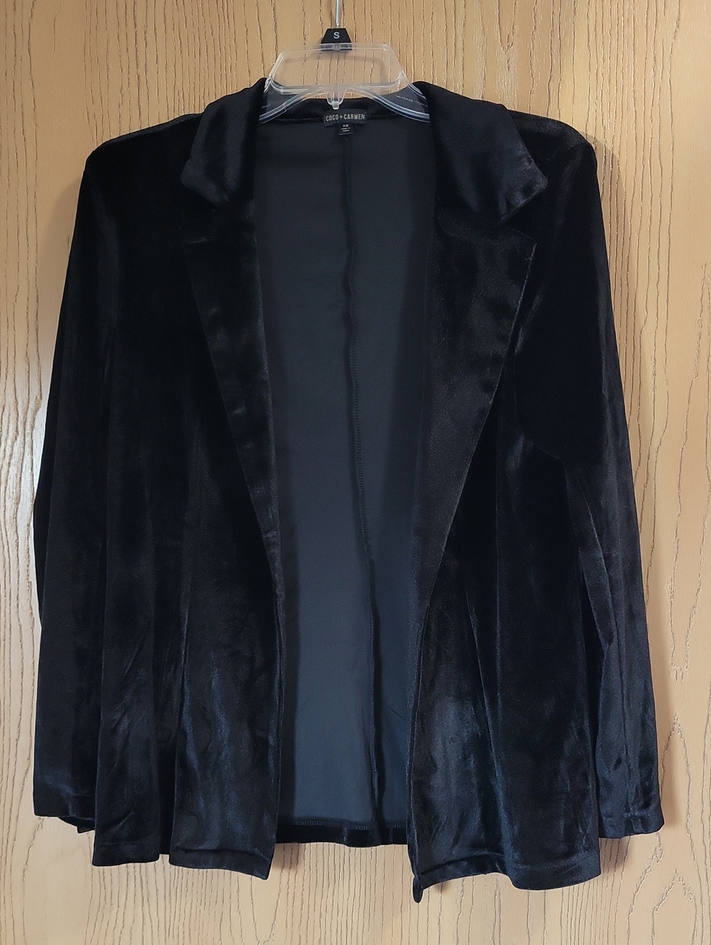 Black Velvet Blazer